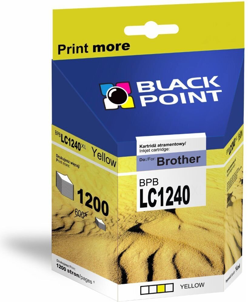 BLACKPOINT BPBLC1240Y hind ja info | Tindiprinteri kassetid | hansapost.ee
