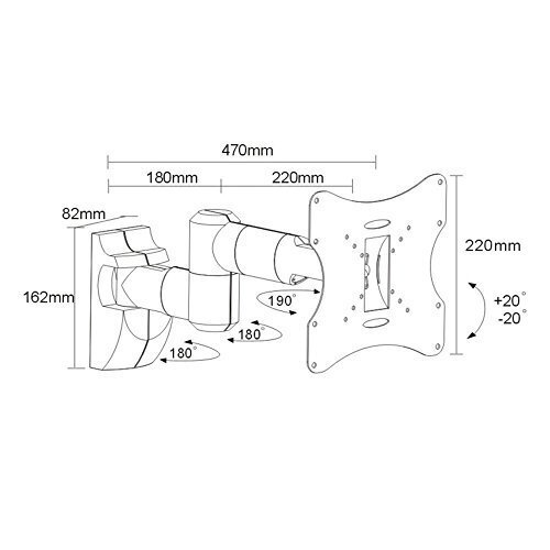 Telerikinnitus Maclean MC-503A S price and information | Teleri seinakinnitused ja hoidjad | hansapost.ee