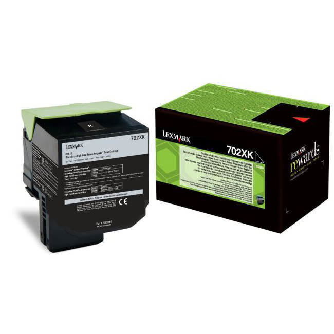 Tooner Lexmark - Toner 702XK 8k black CS510de/dte 70C2XK0 цена и информация | Laserprinteri toonerid | hansapost.ee