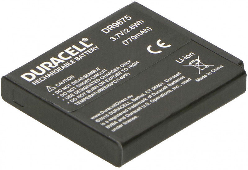 Aku Duracell 3.7v 770mAh DR9675 hind ja info | Fotoaparaatide akud ja patareid | hansapost.ee