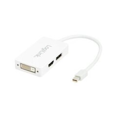LogiLink 3in1, Mini DP/HDMI/DVI/DP цена и информация | Кабели и провода | hansapost.ee