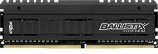 Operatiivmälu Crucial Ballistix Elite 4GB DDR4 UDIMM PC4-24000 3000MT/s, 15-16-16, Unbuffered, NON-ECC, 1.35V, 512Meg x 64 hind ja info | Operatiivmälu | hansapost.ee