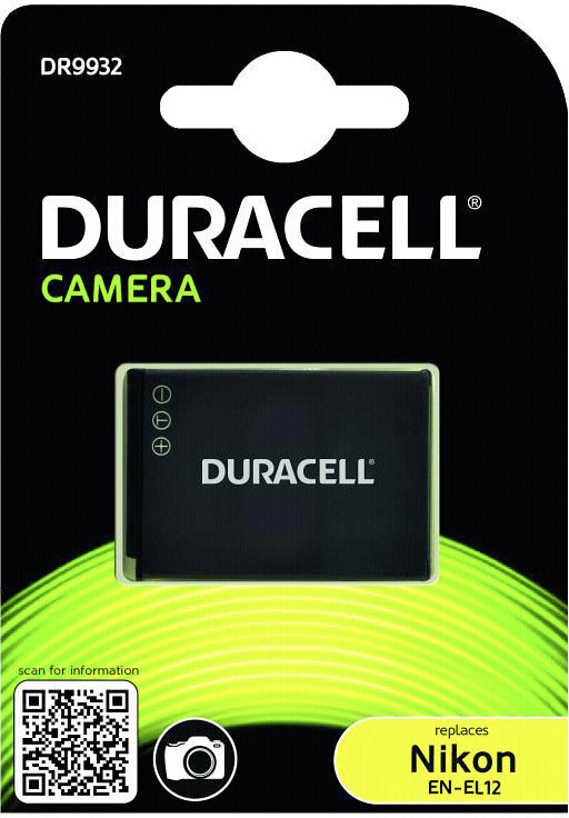 Aku Duracell 3.7v 1000mAh DR9932, Nikon EN-EL12 hind ja info | Fotoaparaatide akud ja patareid | hansapost.ee