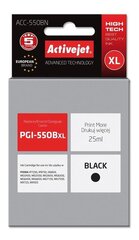 Activejet ACC-550BN ( Canon PGI-550BK), черный цена и информация | Картриджи для струйных принтеров | hansapost.ee