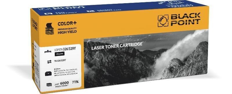 Toner Black Point LCBPBTN326/329Y | yellow | 6000 pp | Brother TN-326Y / TN-329Y hind ja info | Laserprinteri toonerid | hansapost.ee