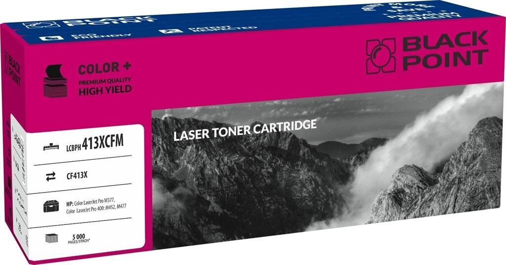 Toner Black Point LCBPH413XCFM | magenta | 5 000 pp | HP M377 / M452 / M477 цена и информация | Laserprinteri toonerid | hansapost.ee