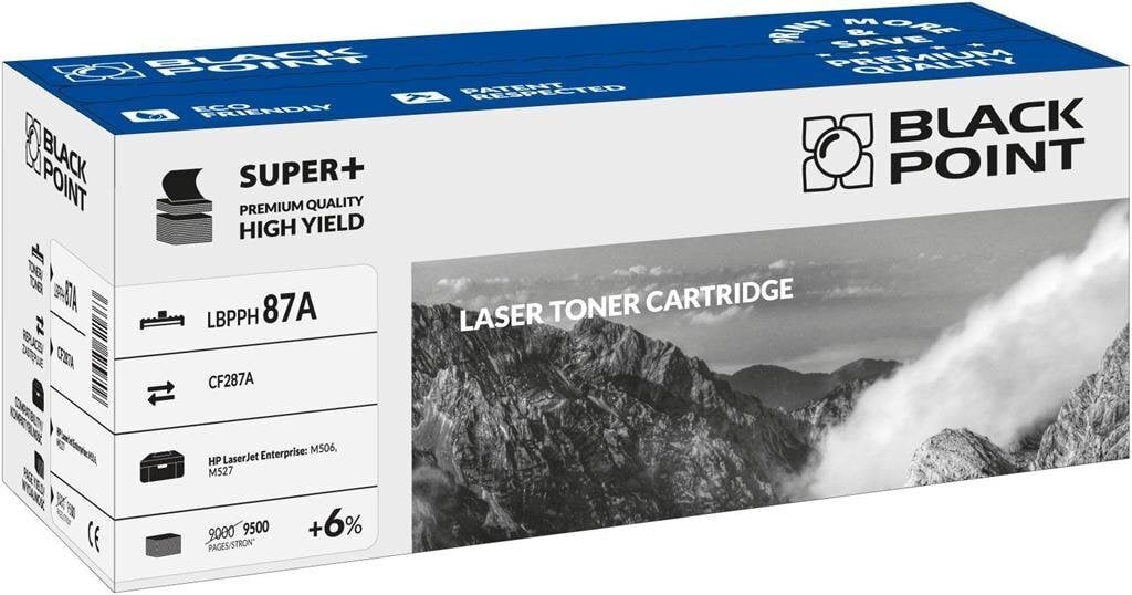 Toner Black Point LBPPH87A | Black | 9 500 pp. | HP CF287A цена и информация | Laserprinteri toonerid | hansapost.ee