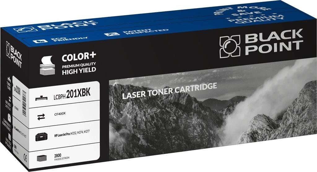 Toner Black Point LCBPH201XBK | black | 2 800 pp. | HP CF400X цена и информация | Laserprinteri toonerid | hansapost.ee