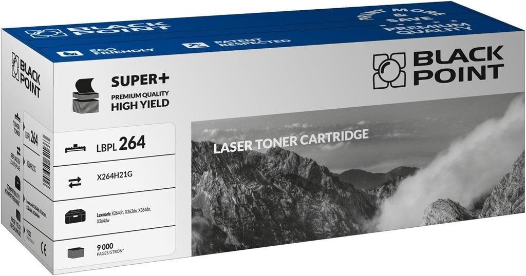 Toner Black Point LBPL264 | black | 9000 pp | Lexmark | X264H21G цена и информация | Laserprinteri toonerid | hansapost.ee