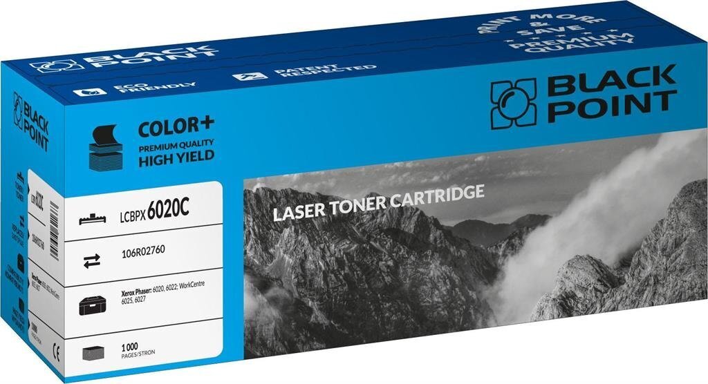 Toner Black Point LCBPX6020C | cyan | 1000 pp | Xerox 106R02760 цена и информация | Laserprinteri toonerid | hansapost.ee