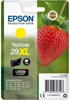 Tindikassett Epson 29XL Kollane hind ja info | Tindiprinteri kassetid | hansapost.ee