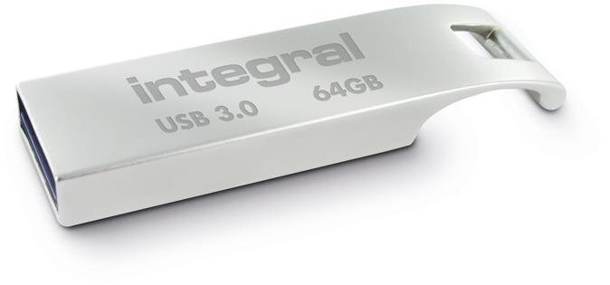 Flashdrive Integral ARC 64GB metal USB 3.0 Read:Write (110/20 MB/s) цена и информация | Mälupulgad | hansapost.ee