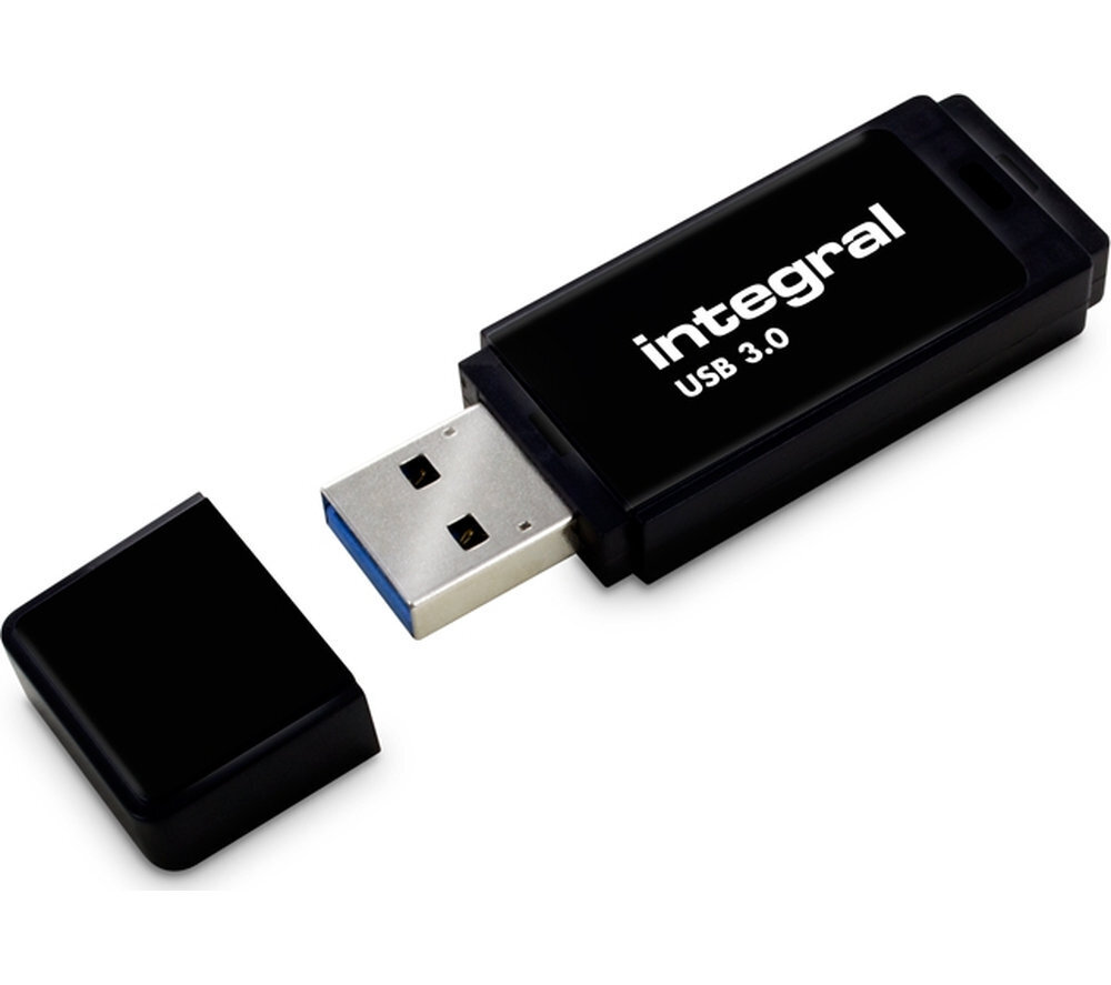 Mälupulk Integral USB 32GB Black, USB 3.0 with removable cap цена и информация | Mälupulgad | hansapost.ee