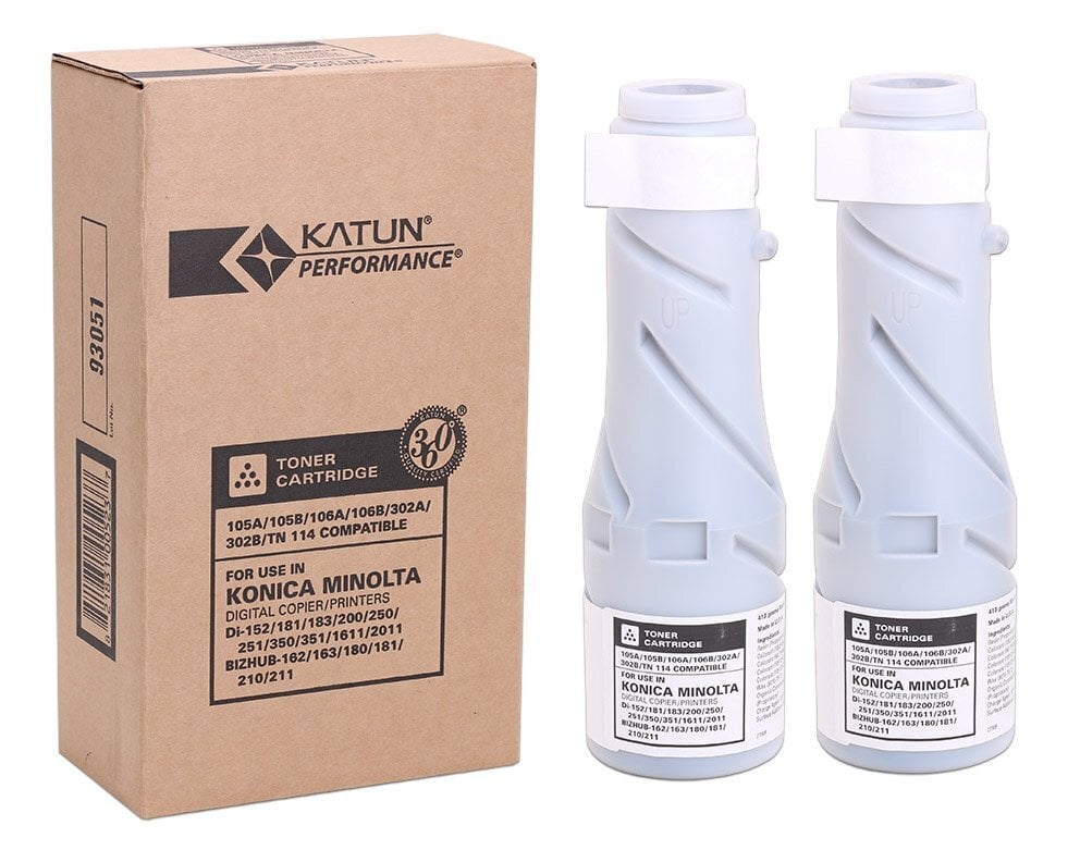 Toner Katun for Konica Minolta Bizhub 162/210 (2x413g) цена и информация | Laserprinteri toonerid | hansapost.ee