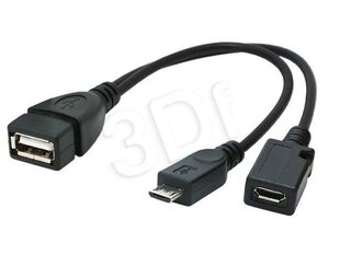 Adapter Gembird USB A -> 2x USB B, 15cm hind ja info | USB adapterid ja jagajad | hansapost.ee