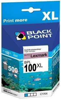 Black Point Lexmark BPL 100XLC (14N0900E) цена и информация | Tindiprinteri kassetid | hansapost.ee