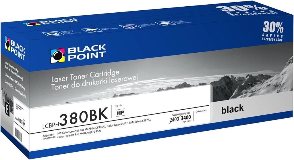 Toner Black Point LCBPH380BK | black | 3400 pp | HP CF380A цена и информация | Laserprinteri toonerid | hansapost.ee