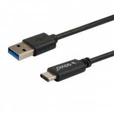 Соединительный кабель Savio USB-C - USB-A, 1 м, Черный цена и информация | Savio Мобильные телефоны, Фото и Видео | hansapost.ee