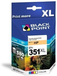 Tindikassett Black Point, 351XL, kolmevärviline hind ja info | Tindiprinteri kassetid | hansapost.ee
