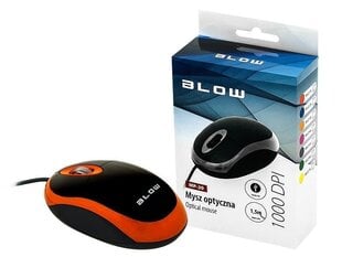 Мышь Blow MP-20, оранжевая цена и информация | Мыши | hansapost.ee