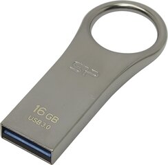 Silicon Power memory USB Jewel J80 16GB USB 3.0 COB Silver Metal hind ja info | Mälupulgad | hansapost.ee