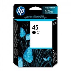 <div class="imported_description">HP Ink No.45 Black (51645AE)</div>
 цена и информация | Картриджи для струйных принтеров | hansapost.ee