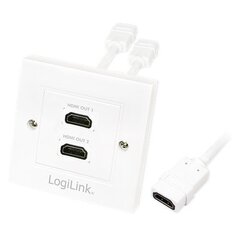 LogiLink - 2xHDMI hind ja info | USB adapterid ja jagajad | hansapost.ee