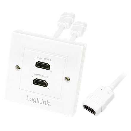LogiLink - 2xHDMI цена и информация | USB adapterid ja jagajad | hansapost.ee