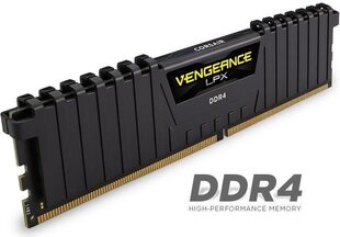 Corsair Vengeance LPX 32GB 2133MHz DDR4 CL13 KIT OF 4 CMK32GX4M4A2133C13 hind ja info | Operatiivmälu | hansapost.ee