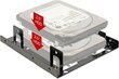 Delocki paigaldusraam 3,5″ > 2 x 2,5″ HDD" (18210) цена и информация | Arvutikomponentide tarvikud | hansapost.ee