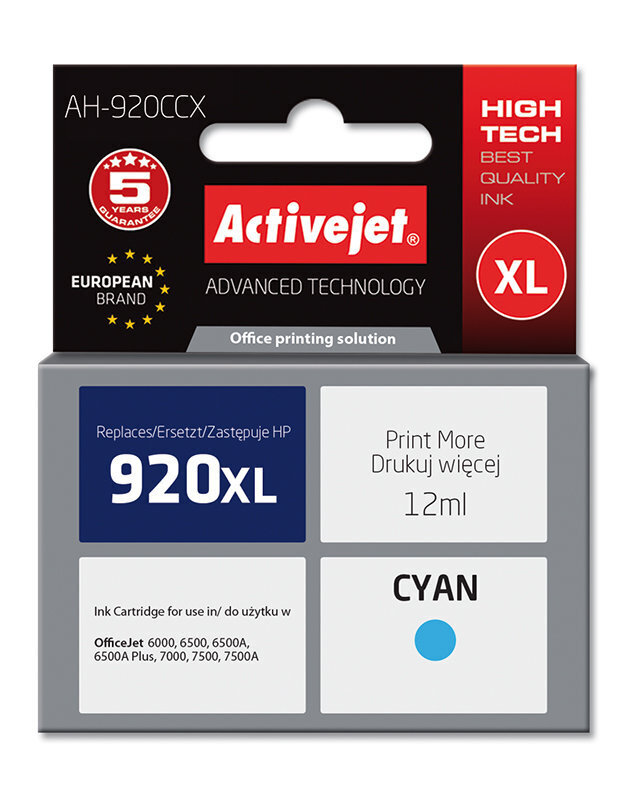 Activejet AH920CCX цена и информация | Tindiprinteri kassetid | hansapost.ee