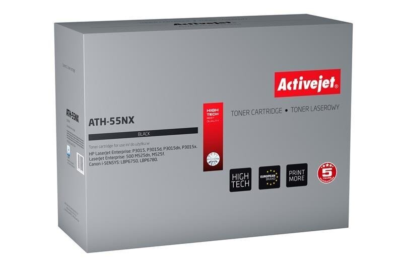 Toner ACTIVEJET ATH-55NX Zamiennik CE255X / HP 55X цена и информация | Laserprinteri toonerid | hansapost.ee