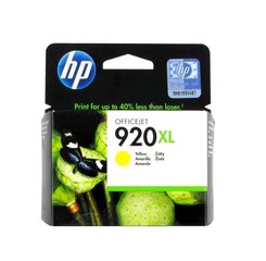 Tindikassett HP 920XL, kollane hind ja info | Tindiprinteri kassetid | hansapost.ee