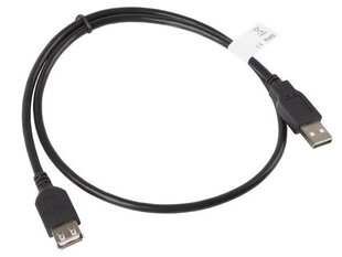 Lanberg USB 2.0 AM-AF, 0.7 м цена и информация | Кабели и провода | hansapost.ee