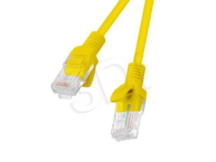 Kaabel Ethernet LAN Lanberg PCU6-10CC-0025-Y Kollane 0,25 m hind ja info | Juhtmed ja kaablid | hansapost.ee