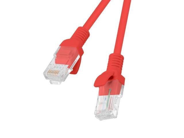 Kaabel Ethernet LAN Lanberg PCU6 Punane 10 m цена и информация | Juhtmed ja kaablid | hansapost.ee