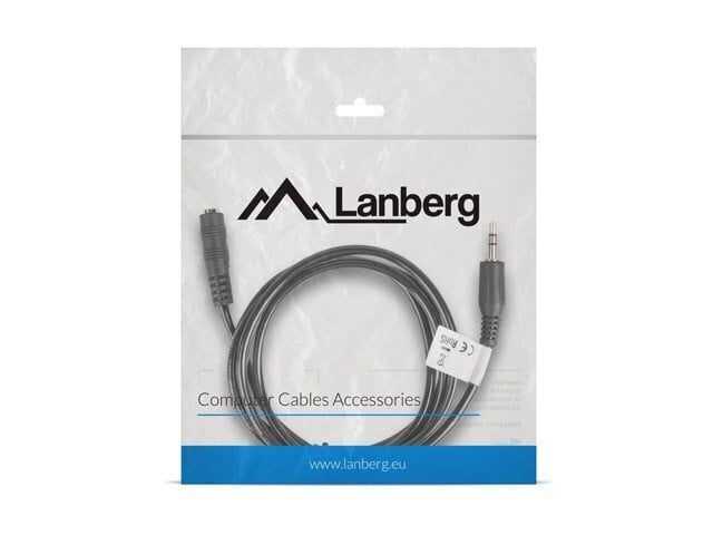 3.5 mm Mono või Stereo Pistiku Adapter Lanberg CA-MJFJ-10CC-0015-BK Must цена и информация | Juhtmed ja kaablid | hansapost.ee