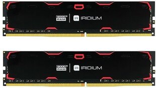 GoodRam IRDM DDR4 2x4GB, 2400MHz, CL17 (IR-2400D464L17S/8GDC) цена и информация | Объём памяти | hansapost.ee