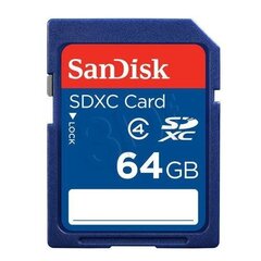 Карточка Sandisk 64GB SDXC memory card Class 4 цена и информация | Карты памяти | hansapost.ee