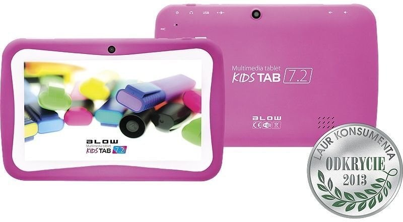 Tahvelarvuti BLOW KidsTab 7.2 79-006# ( 7,0 ; 8 GB ; WiFi ; Pink ) цена и информация | Tahvelarvutid | hansapost.ee