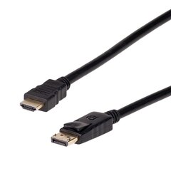 Akyga AK-AV-05, HDMI/DP, 1.8 м цена и информация | Кабели и провода | hansapost.ee