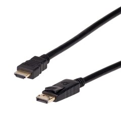 Akyga AK-AV-05, HDMI/DP, 1.8 m hind ja info | Juhtmed ja kaablid | hansapost.ee