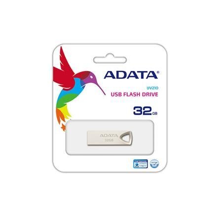 ADATA UV210 32 GB, USB 2.0, Silver цена и информация | Mälupulgad | hansapost.ee