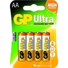 Батарейки GP Ultra Alkaline, AA (LR6), 4 шт. цена и информация | Батерейки | hansapost.ee