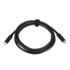 Lenovo 4X90Q59480  USB-C to USB-C Black, цена и информация | Кабели и провода | hansapost.ee