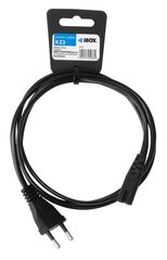iBox KZ3 Black 1,5 m CEE7/4 IEC 320 hind ja info | Juhtmed ja kaablid | hansapost.ee