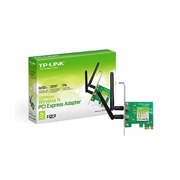 TP-LINK 300MBit/s WLAN-N PCI Express-Adapter Atheros-Chipsatz 2T2R 2,4GHz 802.11b/g/n 2 removeable antennas hind ja info | Ruuterid | hansapost.ee
