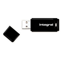 Mälupulk Integral Black 128GB USB3.0, Snap-on cap design, must hind ja info | Mälupulgad | hansapost.ee