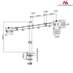 MACLEAN MC-754 hind ja info | Maclean Monitorid ja monitori kinnitused | hansapost.ee