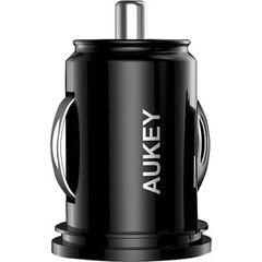 Автомобильное зарядное устройство для телефона Aukey LLTS86107, 2xUSB AiPower 4.8A 24W, чёрное цена и информация | Зарядные устройства для телефонов | hansapost.ee